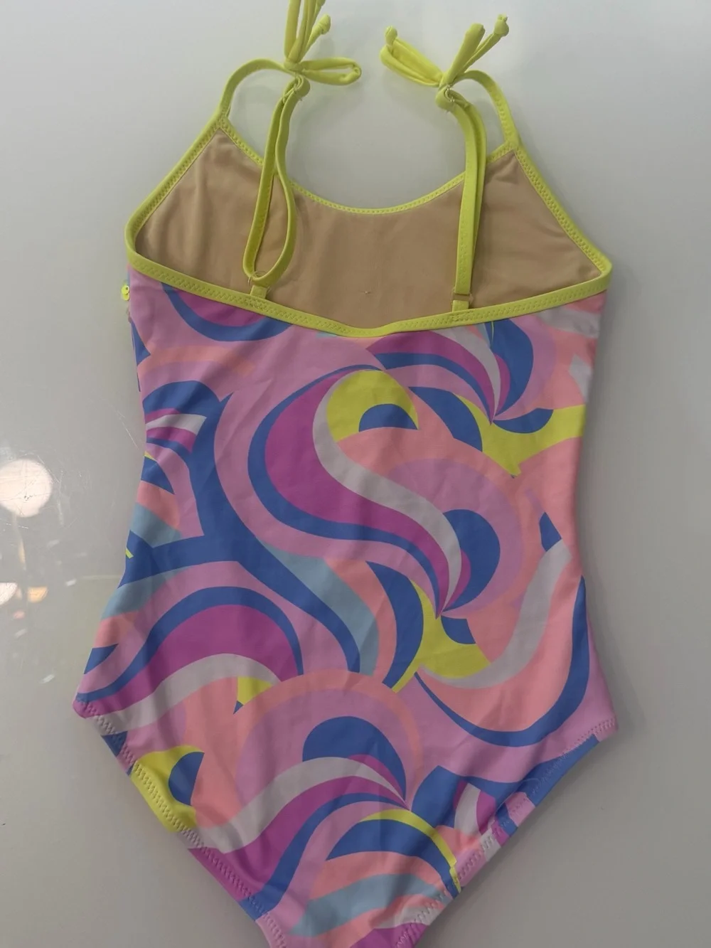 Shade Critters Happy Swirl Flip Sequin One Piece Swimsuit